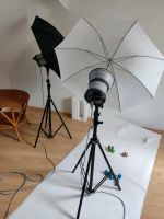 Studio Set 2x 500w Leuchte Lampe Schirm Hessen - Bad Schwalbach Vorschau