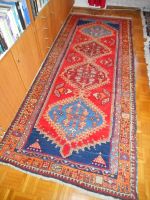 Orient Teppich (Läufer), 260 x 108 cm, rot/blau/weiß/grau/orange Kr. München - Haar Vorschau