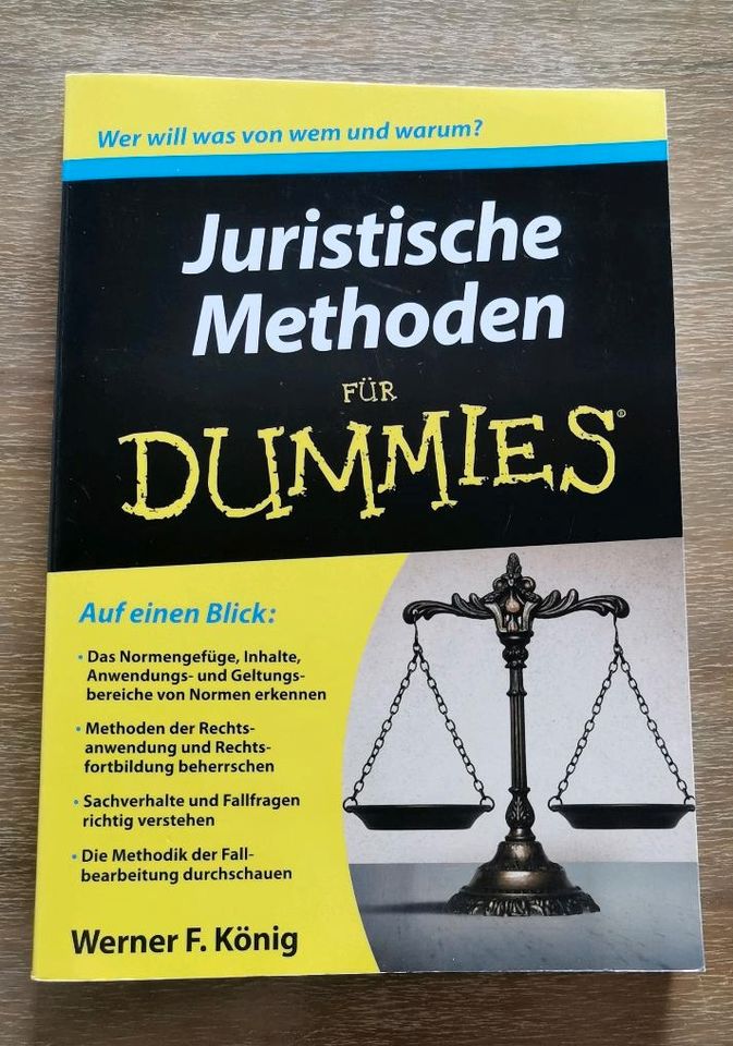 Juristische Methoden für dummies Werner F. König in Aalen