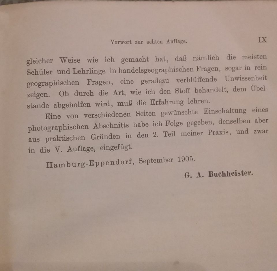 altes Handbuch der Drogisten von 1905 in Seesbach