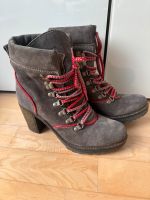 Schuhe Gr.39, Wildleder grau, 8cm hoch Bayern - Augsburg Vorschau