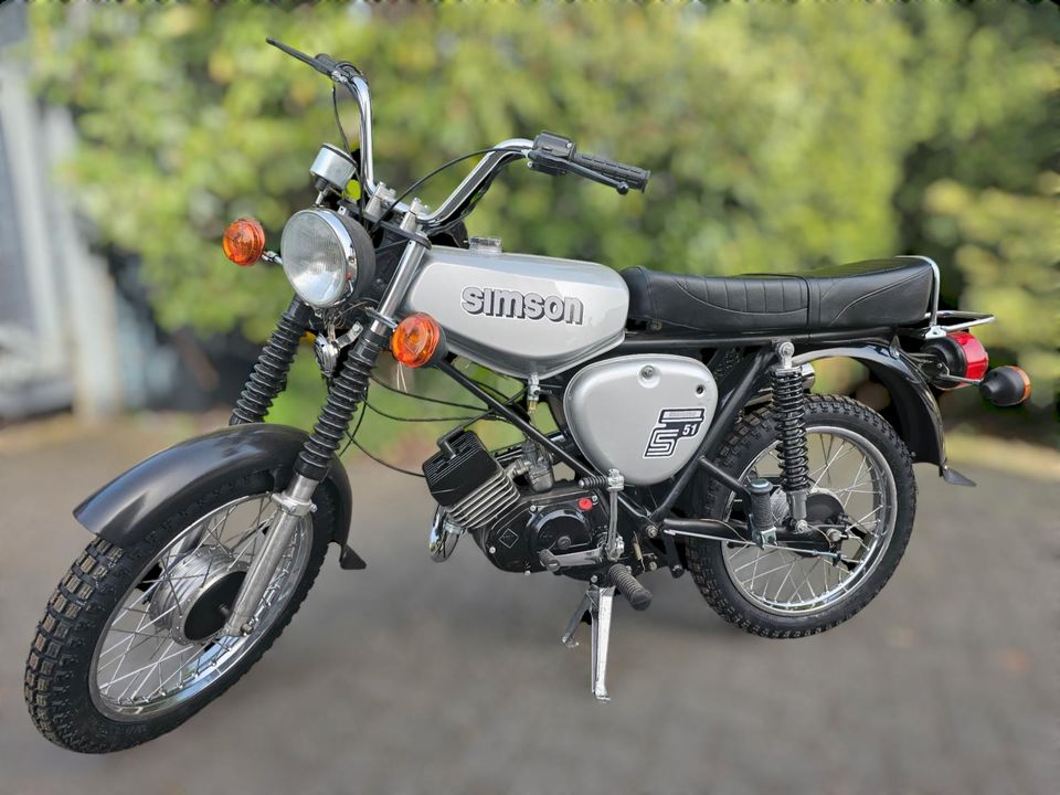 Simson S51 Enduro 4 Gang mit Blinker in Chemnitz