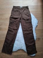 Braune Cargo Jeans Stradivarius M Hessen - Gelnhausen Vorschau
