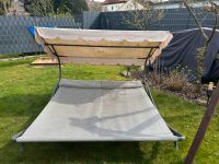 Gartenliege Gartendoppelliege mit Dach grau/beige Nordrhein-Westfalen - Bad Salzuflen Vorschau