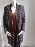 Long-Strickjacke, Betty Barclay, Gr.42, cognac-marine-weiß Bayern - Reichertshausen Vorschau