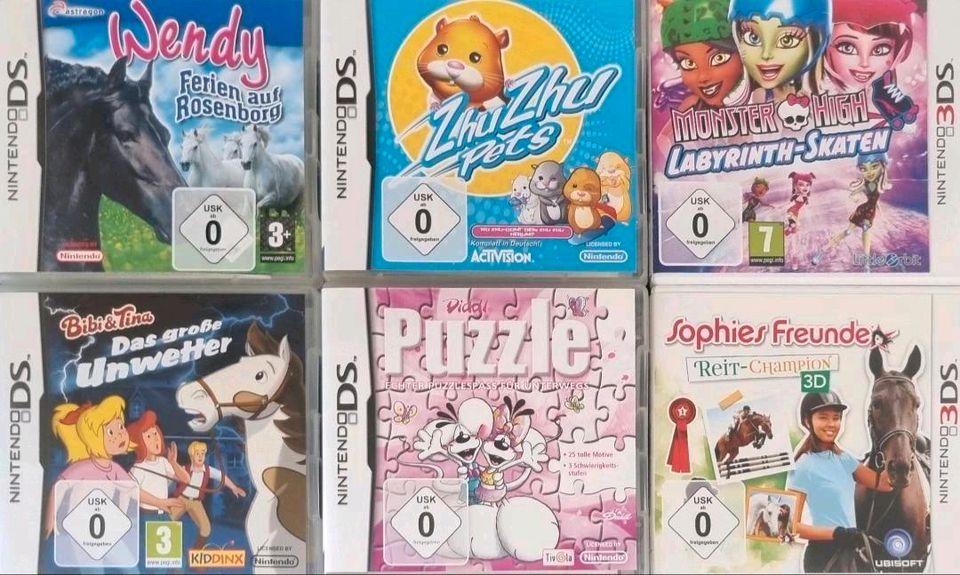 Nintendo Ds/3ds Spiele / Wie Neu in Winzer