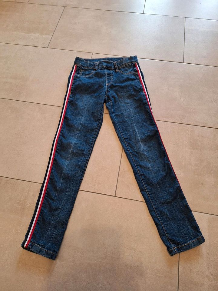 Jeggings / Jeans Leggings in dunkelblau Gr 128 in Sittensen