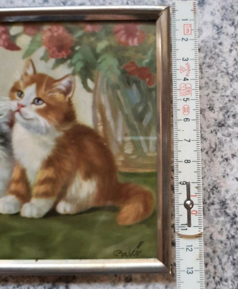Wandbild Katzen 50ziger Jahren in Niemetal