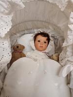 Porzellan Puppe im Kinderwagen sowie im Kinderschaukelbett. Rheinland-Pfalz - Dorsheim Vorschau