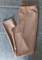 Leggings Beige Velour Gr. 40 Hessen - Taunusstein Vorschau
