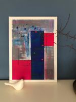 Leinwand, Acryl, Kunst „Blue & Pink“ Bayern - Kempten Vorschau