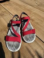Rieker Antistress Sandale, Trekking, Gr. 42, rot, Klettverschluss Nordrhein-Westfalen - Hürth Vorschau