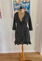 Vero Moda kurzes Wickelkleid S M 36 38 schwarz weiß feminin Harburg - Hamburg Neugraben Vorschau