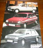 1986 Prospekt AUSTIN METRO 18 Seiten TOP Zustand PORTOFREI! Nordrhein-Westfalen - Moers Vorschau