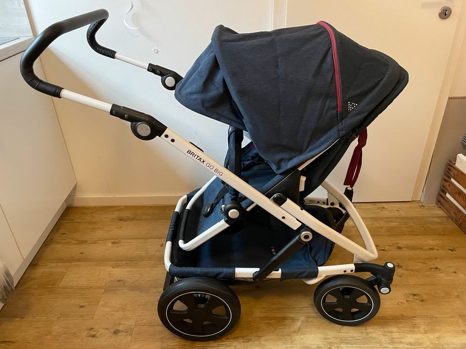 Römer Britax GO Big Kinderwagen Kombi mit Autoschale Blue marble in Warendorf