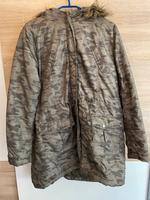 Camouflage Winter Jacke Größe 44 Sachsen-Anhalt - Magdeburg Vorschau