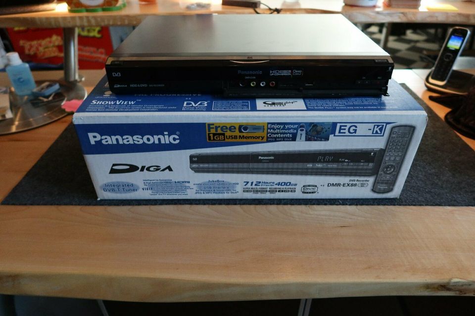 Panasonic DMR EX 88EG-K DVD Recorder in Greiling