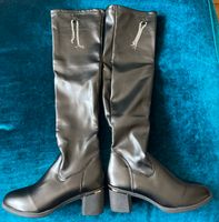 NEU elastische Stretch Stiefel Overknee schwarz Gr 40 München - Pasing-Obermenzing Vorschau