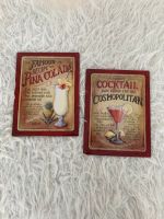 Zwei vintage Metallschilder Cocktail Cosmopolitan Pina Colada Bayern - Haßfurt Vorschau