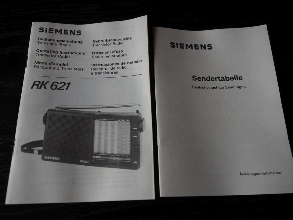 SIEMENS RK 621 Weltempfänger Radio in Litzendorf