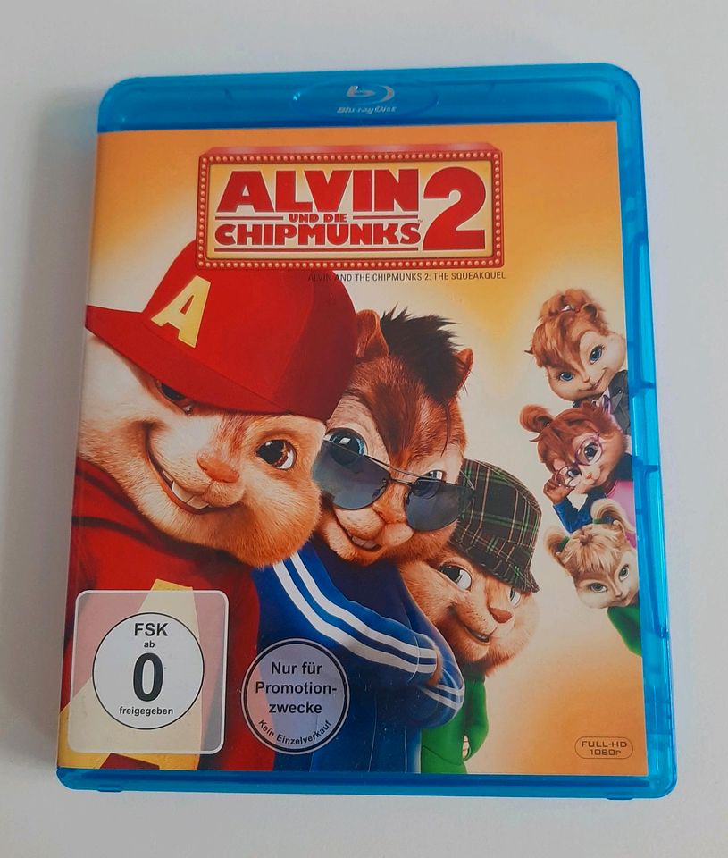 Alvin und die Chipmunks 2 Bluray DVD WIE NEU Versand 1,60 € in Kitzingen