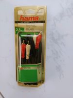 Hama RCA cable Cinch 2,5m NEU Hessen - Bickenbach Vorschau