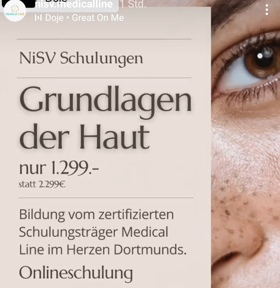 Nisv Haut Schulungen  Kosmetik Schulungen Zertifikate Bundesweit in Dortmund