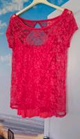Oberteil Bluse Shirt + Top, Spitze, koralle, Gr. M Schleswig-Holstein - Brekendorf Vorschau