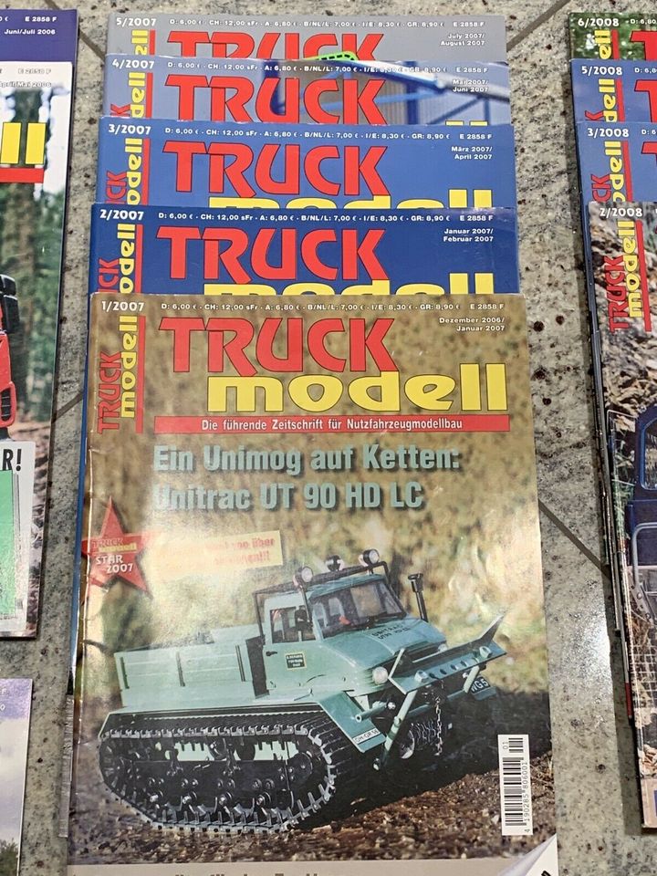 Truck Modell Fachzeitschriften diverse Jahrgänge in Wendelsheim