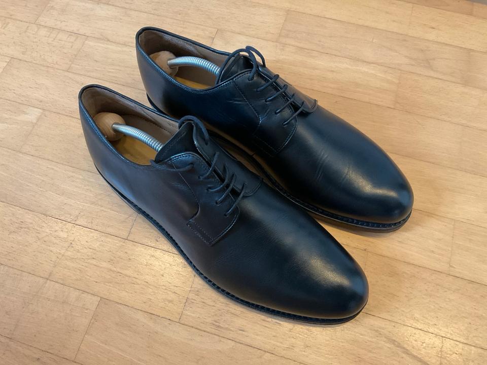 Ludwig Görtz Derby Herren Lederschuhe rahmengenäht Gr. 45 in Hamburg