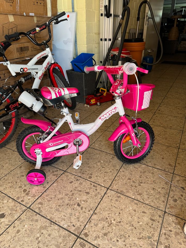 Kinderfahrrad Unicorn 12 Zoll, Pink, Einhorn-Design, in Kassel