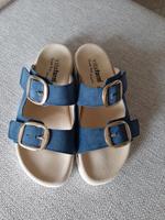 Vitaform Pantolette jeansblau 40 Dresden - Prohlis-Nord Vorschau