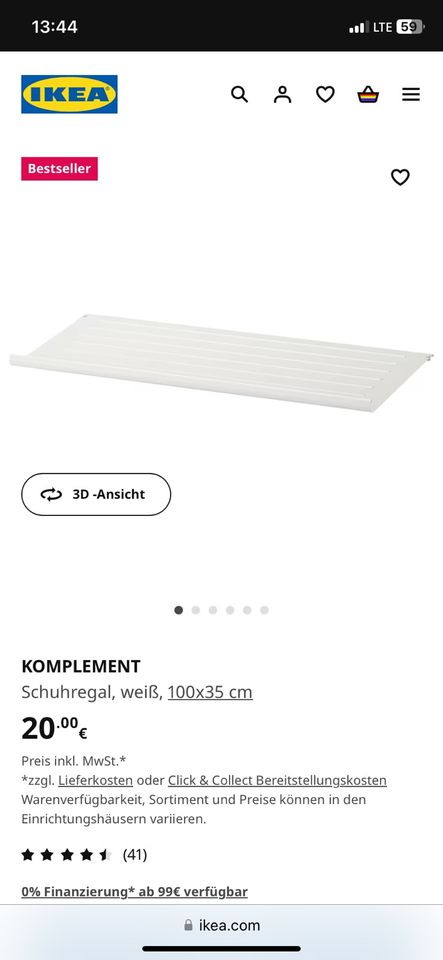 2x Schuhregale Komplement Ikea Pax in Kerpen