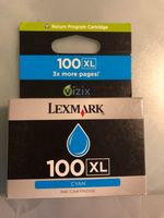 Original Lexmark 100XL Cyan Tintenpatrone OVP. Brandenburg - Kleinmachnow Vorschau