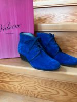 Vabeene Stiefelette, Keilabsatz, Royalblau, Gr. 37, Velourleder Nordrhein-Westfalen - Ruppichteroth Vorschau