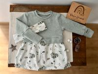 Philara Handmade Girlysweater Kleid 86 + Haarband Waschbären Baden-Württemberg - Neuried Vorschau