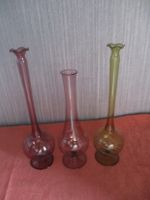 3 verschiedene Vasen im Set - thüringer Rauchglas - Thüringen - Hermsdorf Vorschau