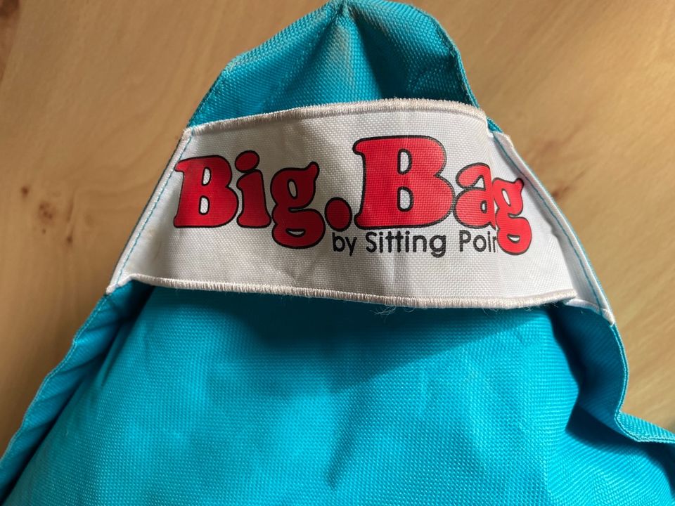 Großer Sitzsack, BigBag, türkis in Schongau