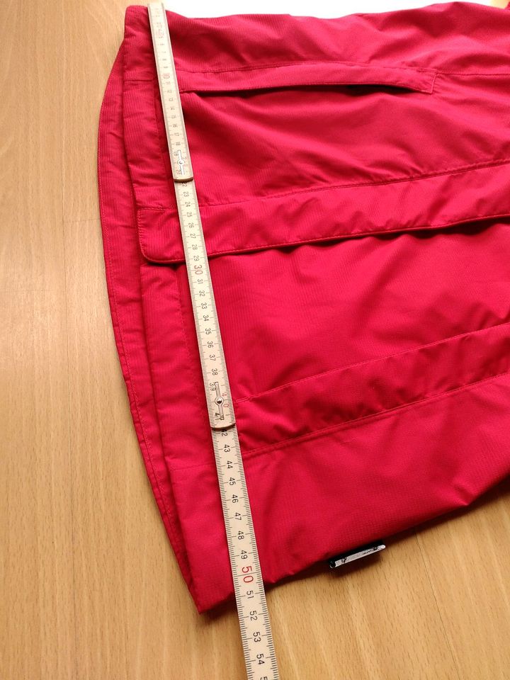 MAIER SPORTS Wasserdichte Damen Jacke mit Kapuze Gr. 36 Rot in Stutensee