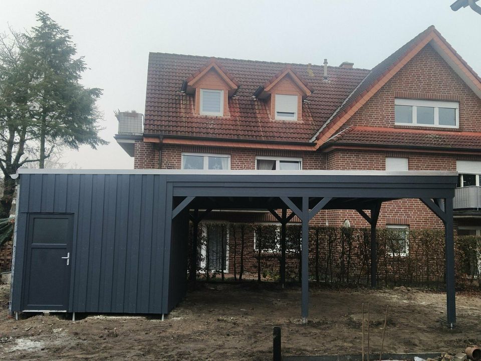 Carport und Terrassenüberdachung in Löningen