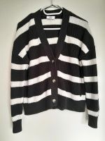 Gestreifter Cardigan / weiß-schwarz gestreifte Strickjacke / 36 Bielefeld - Bielefeld (Innenstadt) Vorschau