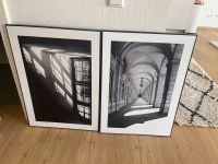 Zwei große Bilder schwarz weiß mit Rahmen 70x100 Baden-Württemberg - Balingen Vorschau