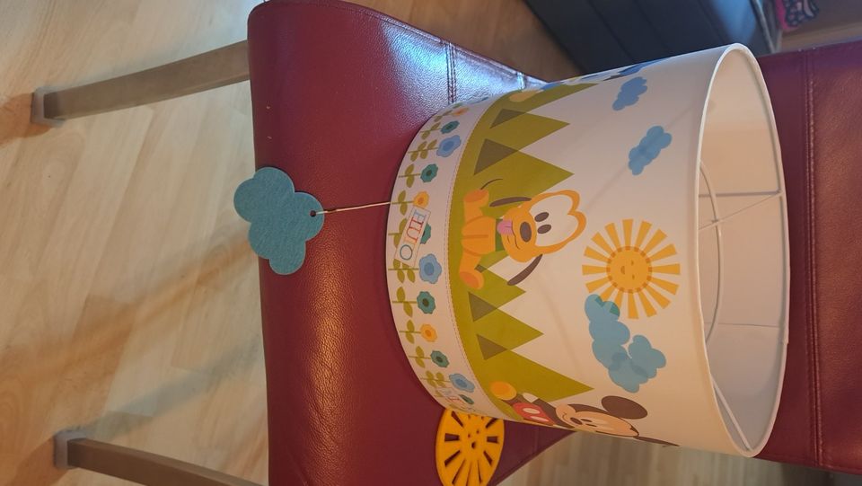 Lampenschirm Disney Minni Maus Donald Puto Lampe Decke Kinder in Ottendorf-Okrilla