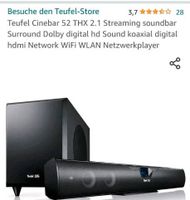 Teufel Cinebar 52 THX 2.1 Streaming soundbar Sachsen-Anhalt - Wolmirstedt Vorschau