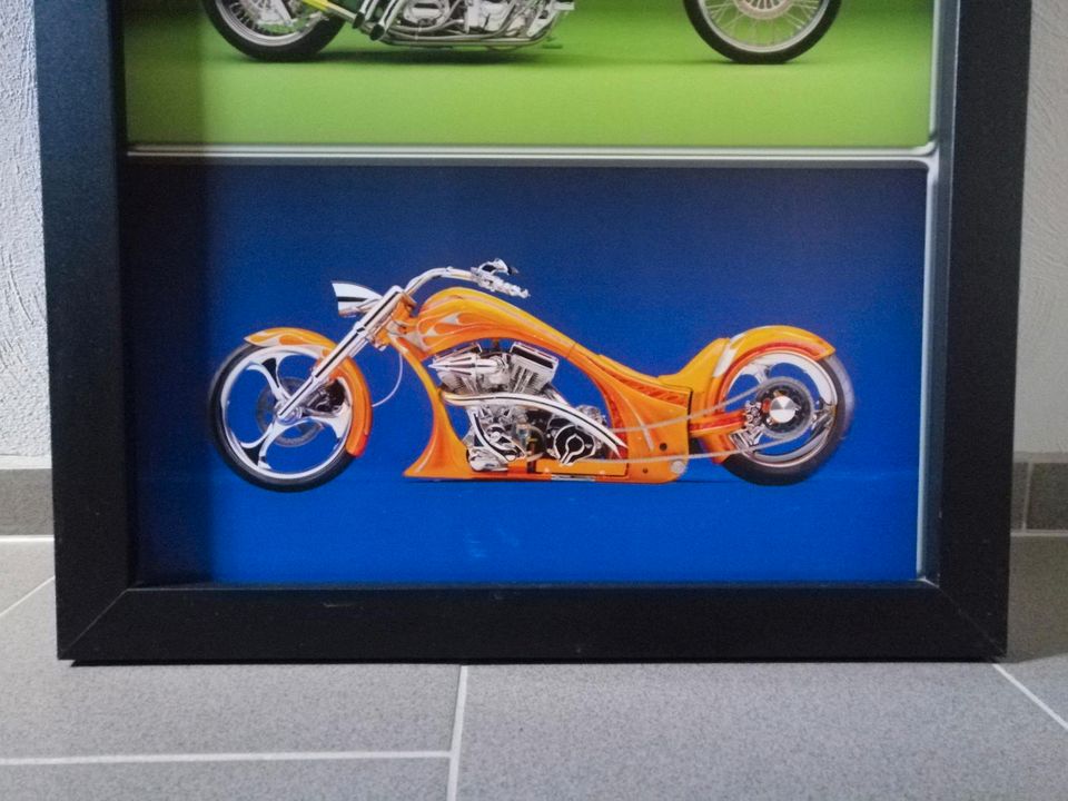 Harley Davidson ~ Chopper ~ Superchoppers ~ Bild ~ groß ~ Deko in Frankenau