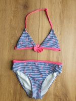 Bikini  Mädchen weiss blau pink Flamingos Größe 140 Bayern - Herzogenaurach Vorschau