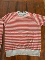 Divided Pullover Grau mit Rot – 2000s Y2K Style Innenstadt - Köln Altstadt Vorschau