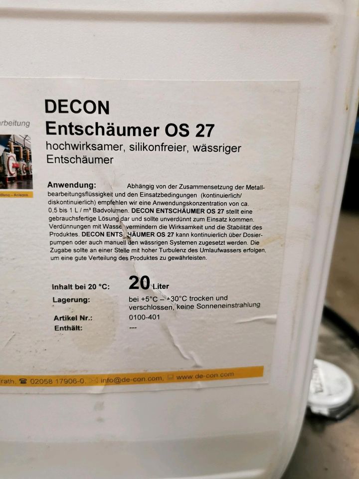 Decon Entschäumer OS 27 in Witten