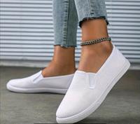Bequeme Damen Sommer Canvas Schuhe, Slipper, weiß, Gr. 39, NEU München - Ramersdorf-Perlach Vorschau