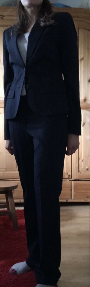 Hosenanzug Damen Nadelstreifen, Business, Blazer, 36 in Erkelenz